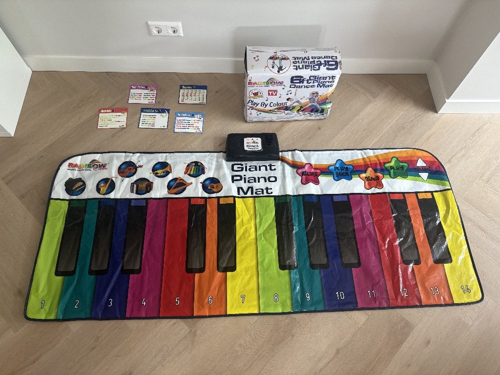 Grote vrolijke pianomat "Giant Piano Mat", Ophalen, Zo goed als nieuw, Elektronica, Met geluid
