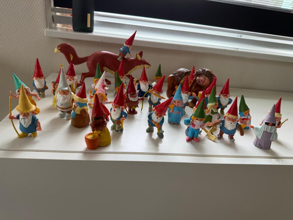 Grote collectie David de Kabouter poppetjes, Verzamelen, Ophalen, Gebruikt