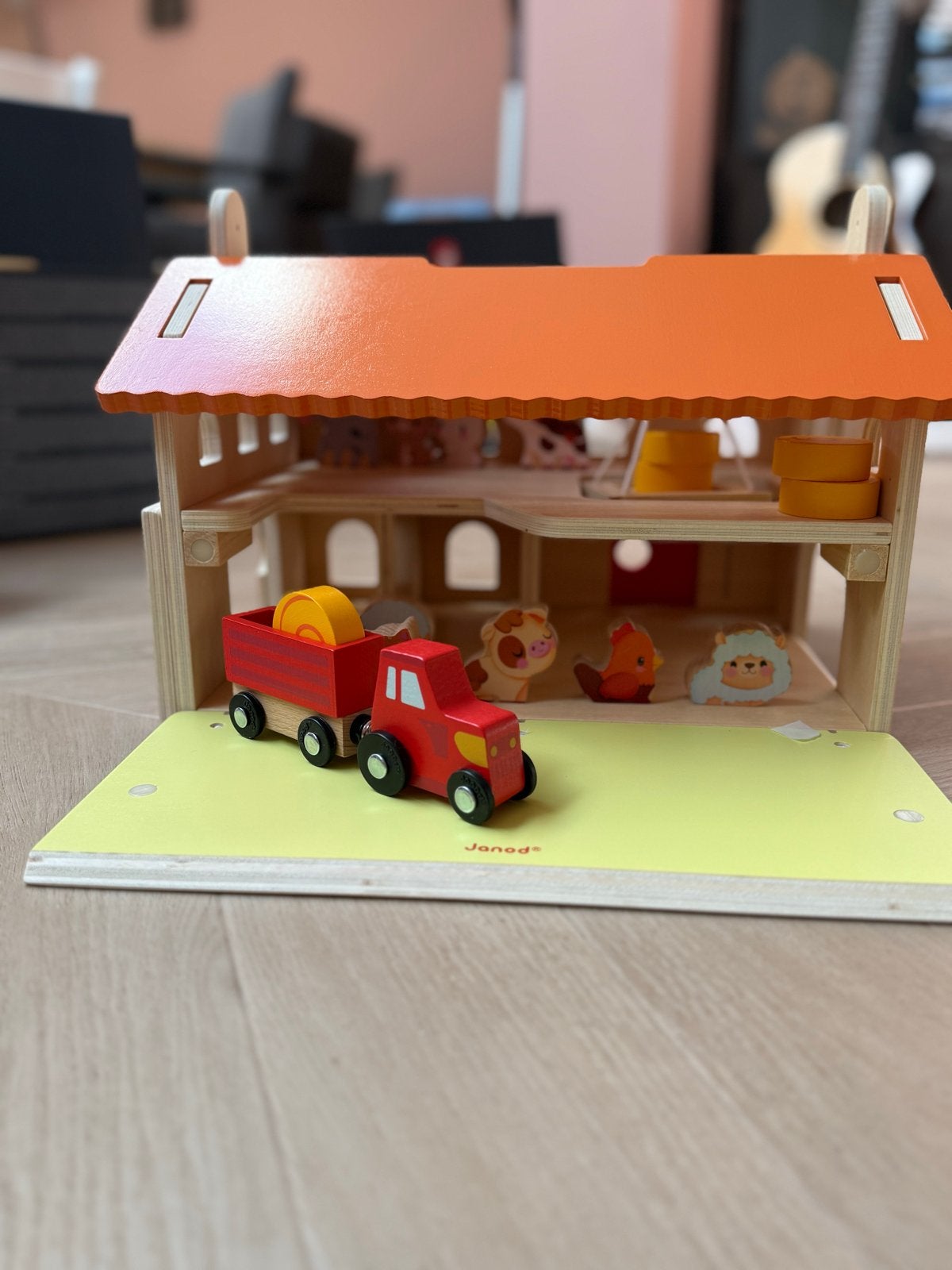 Janod houten boerderij speelset - Nieuw in doos, Kinderen en Baby's, Speelgoed | Houten speelgoed, Ophalen, Nieuw, Overige typen