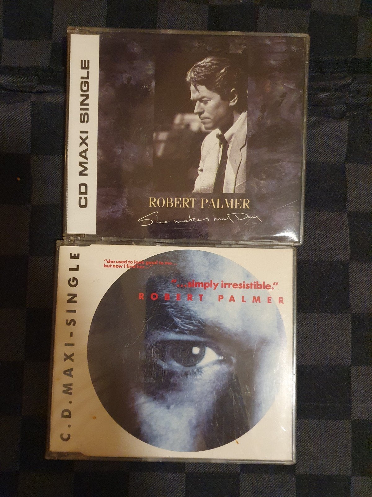 Robert palmer 2 singles voor 4 euro (uk) partij collectie cd, Cd's en Dvd's, Cd Singles, 6 singles of meer, Verzenden, Gebruikt