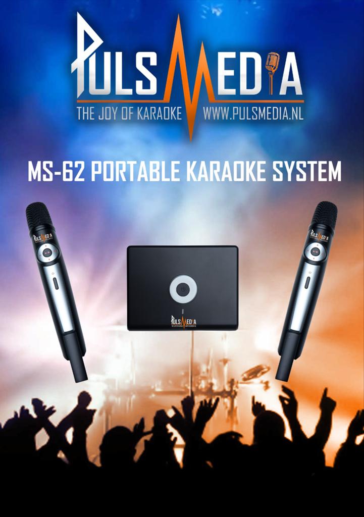 Pulsmedia MS-62 Portable Karaoke Systeem - Nieuw in doos, Ophalen of Verzenden