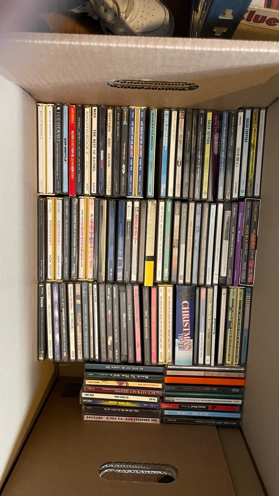 Grote collectie diverse CD's - pop, rock, klassiek, soul, Ophalen, Gebruikt, Album, Inclusief doosje