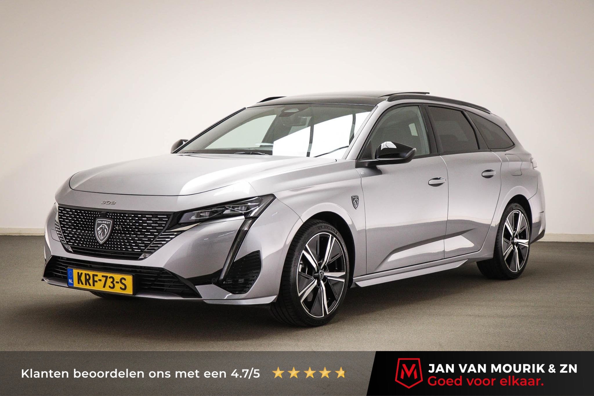 Peugeot 308 SW 1.6 Plug-in Hybrid 225 GT | PANORAMADAK | DAB, Auto's, Stof, Gebruikt, 4 cilinders, Met garantie (alle)