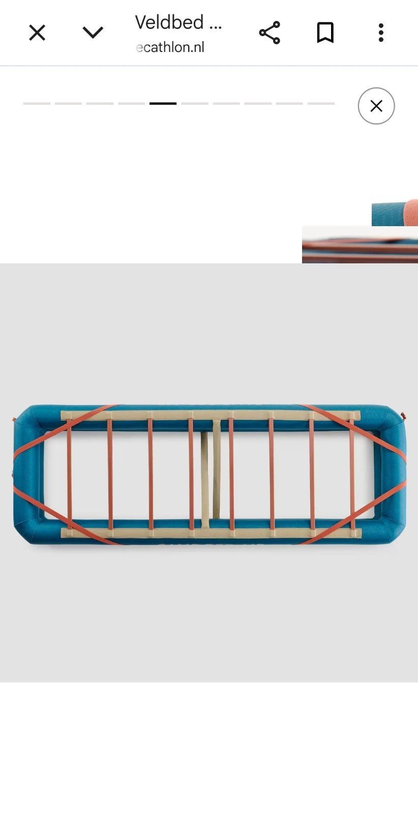 AIR matras met lattenbodem + Zelfinfloted luchtbed, Ophalen of Verzenden, Zo goed als nieuw