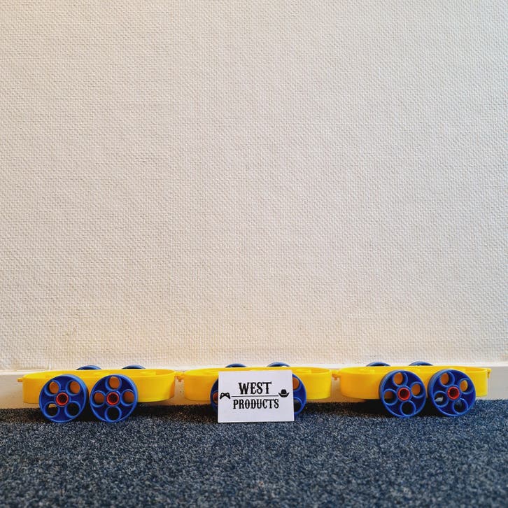 Vintage Tupperware TupperToys Trein (3-Delig)