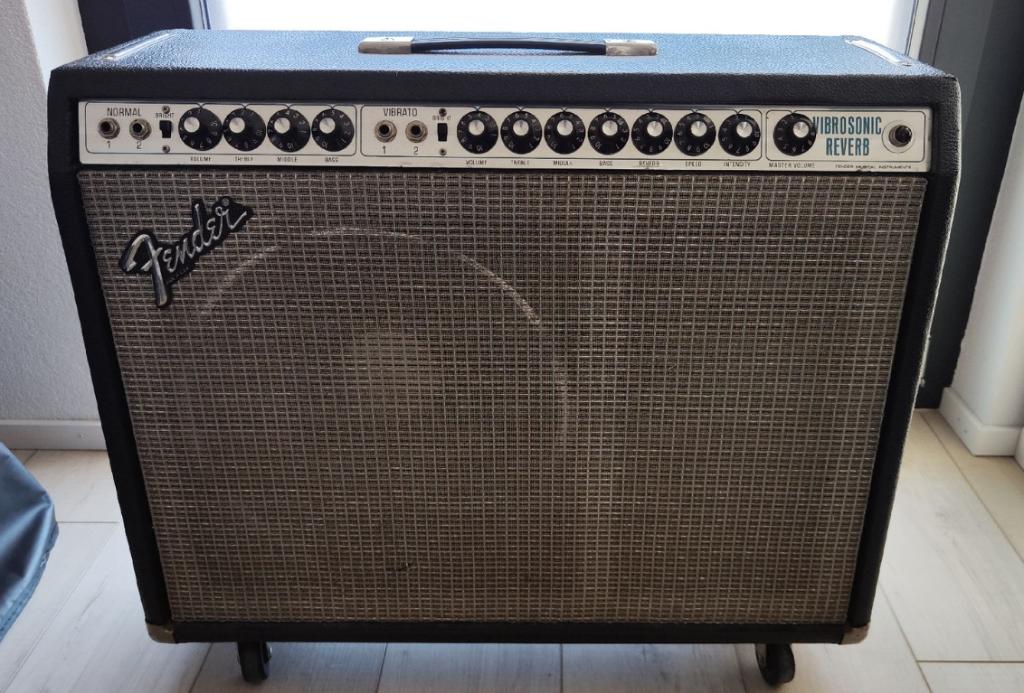 Fender Vibrosonic Reverb (Twin) gitaarversterker uit 1978, Muziek en Instrumenten, Ophalen, Gebruikt, Gitaar, 100 watt of meer