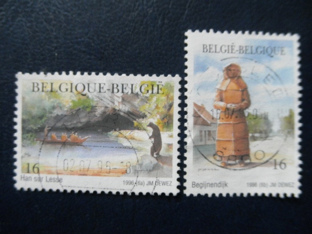 Postzegels België 1996 toerisme - cw. 1,20., Postzegels en Munten, Ophalen of Verzenden, Gestempeld