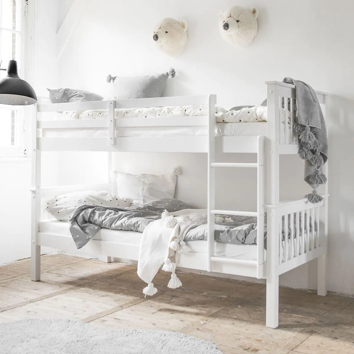 Petit Amelie stapelbed wit, Huis en Inrichting, Ophalen, 90 cm, Tweepersoons, Zo goed als nieuw