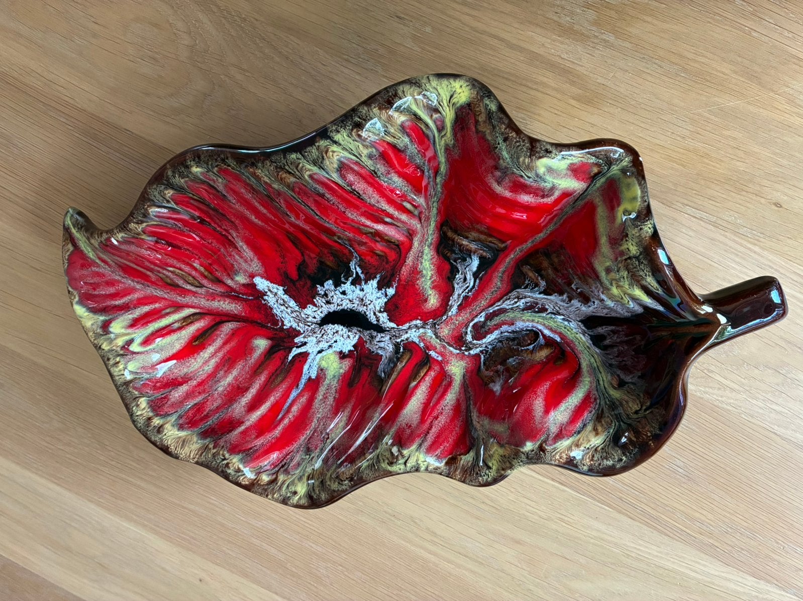 Vintage Vallauris XL schaal keramiek Frankrijk, Antiek en Kunst, Antiek | Keramiek en Aardewerk, Ophalen of Verzenden