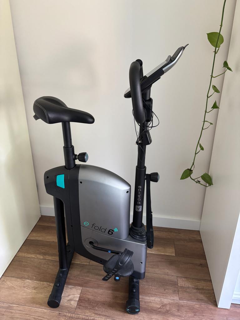 Domyos e-fold 6 opvouwbare hometrainer, Ophalen, Gebruikt, Metaal, Benen