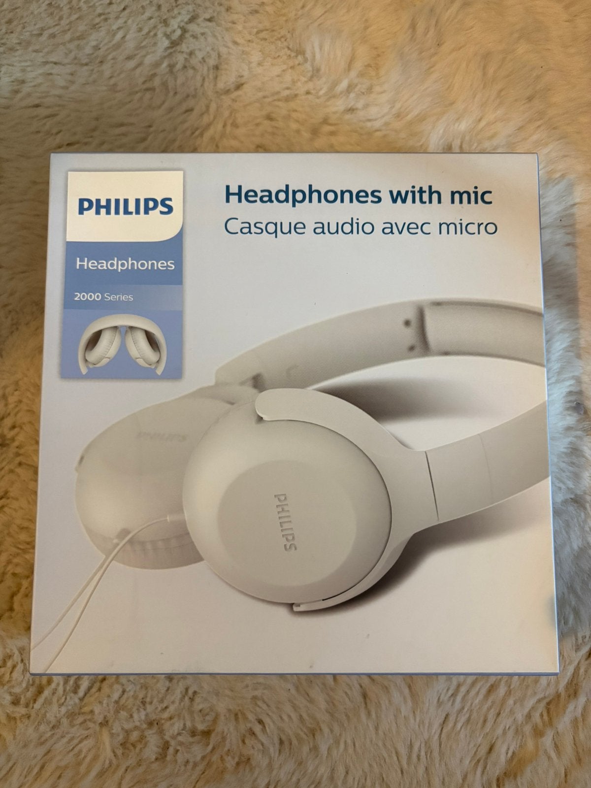 Philips 2000 Series Koptelefoon met Microfoon–Nieuw in doos, Ophalen of Verzenden, Zo goed als nieuw, Philips