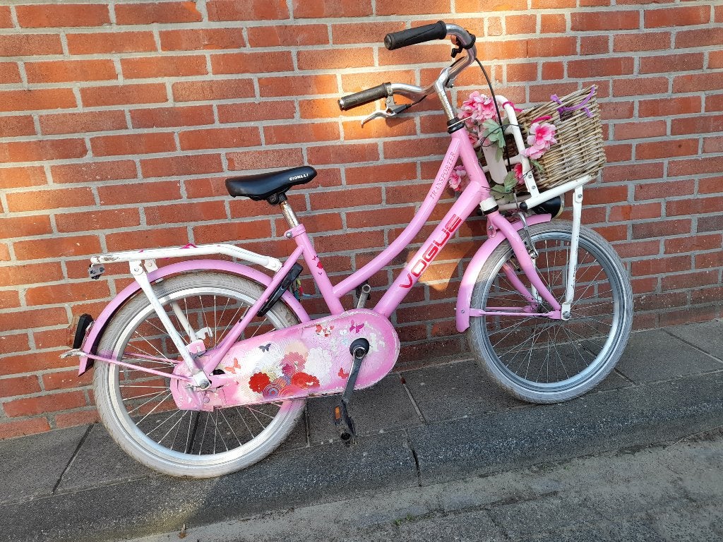 Fiets 20 inch roze meiden, Terugtraprem, Gebruikt, Onbekend, Ophalen of Verzenden