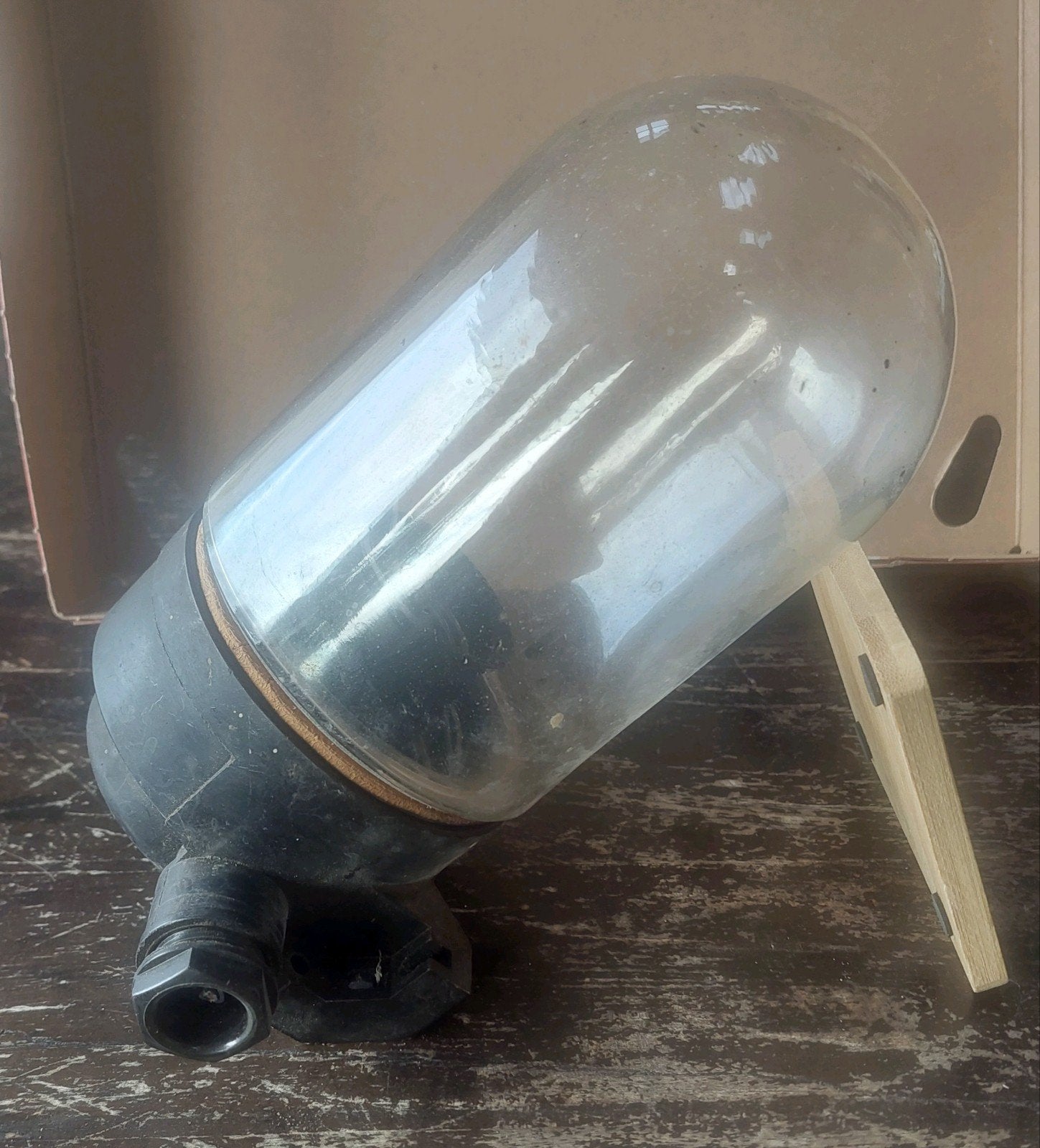Oude bakelieten stallamp,bunkerlamp buitenlamp coredex 40jaa, Ophalen of Verzenden