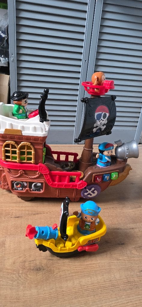 Vtech piratenschip, Ophalen of Verzenden, Zo goed als nieuw, Ontdekken, Met geluid
