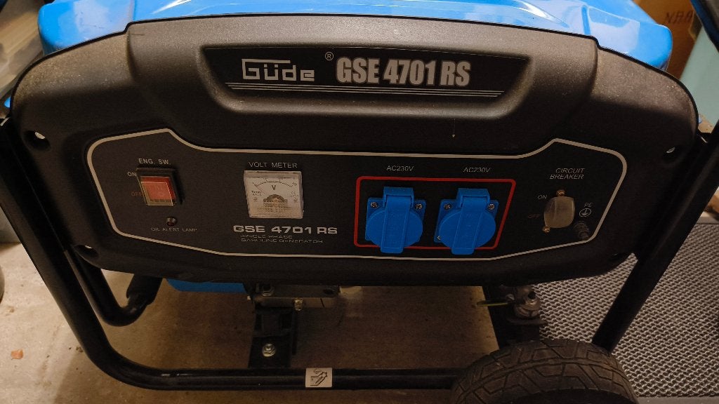 ONGEBRUIKT Güde Generator GSE 4701 RS - 5,5kW, Ophalen, Nieuw, 500 watt of meer, Overige typen