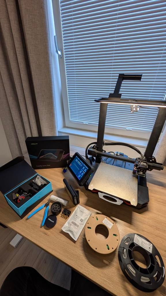 Creality Ender-3 S1 Pro 3D-printer + Sonic Pad + extras, Computers en Software, 3D Printers, Gebruikt, Filament, Ophalen