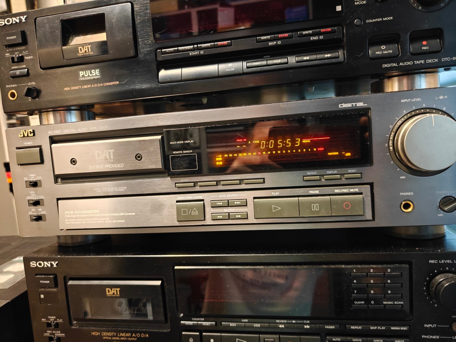 JVC XD-Z507 DAT Recorder – Digital Audio Tape Deck, Ophalen of Verzenden, JVC