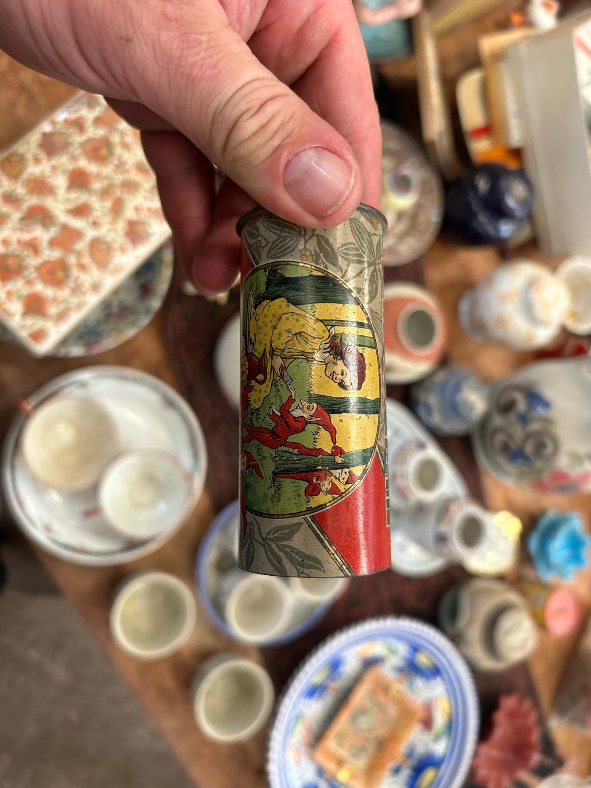 Oud Kwatta blikje Breda - zonder deksel, Ophalen, Gebruikt, Overige, Overige merken