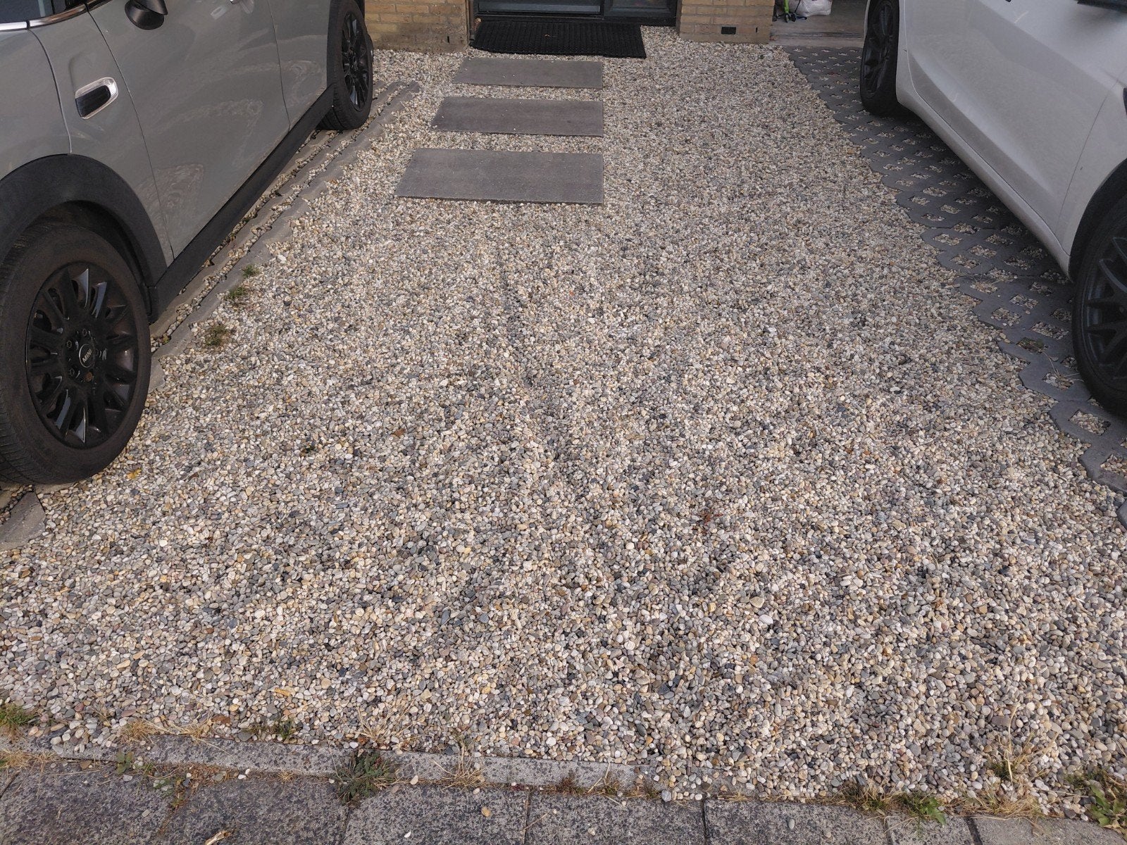 Siergrind met grindmatten voor oprit of tuin, Ophalen, Gebruikt, Multi, Grind