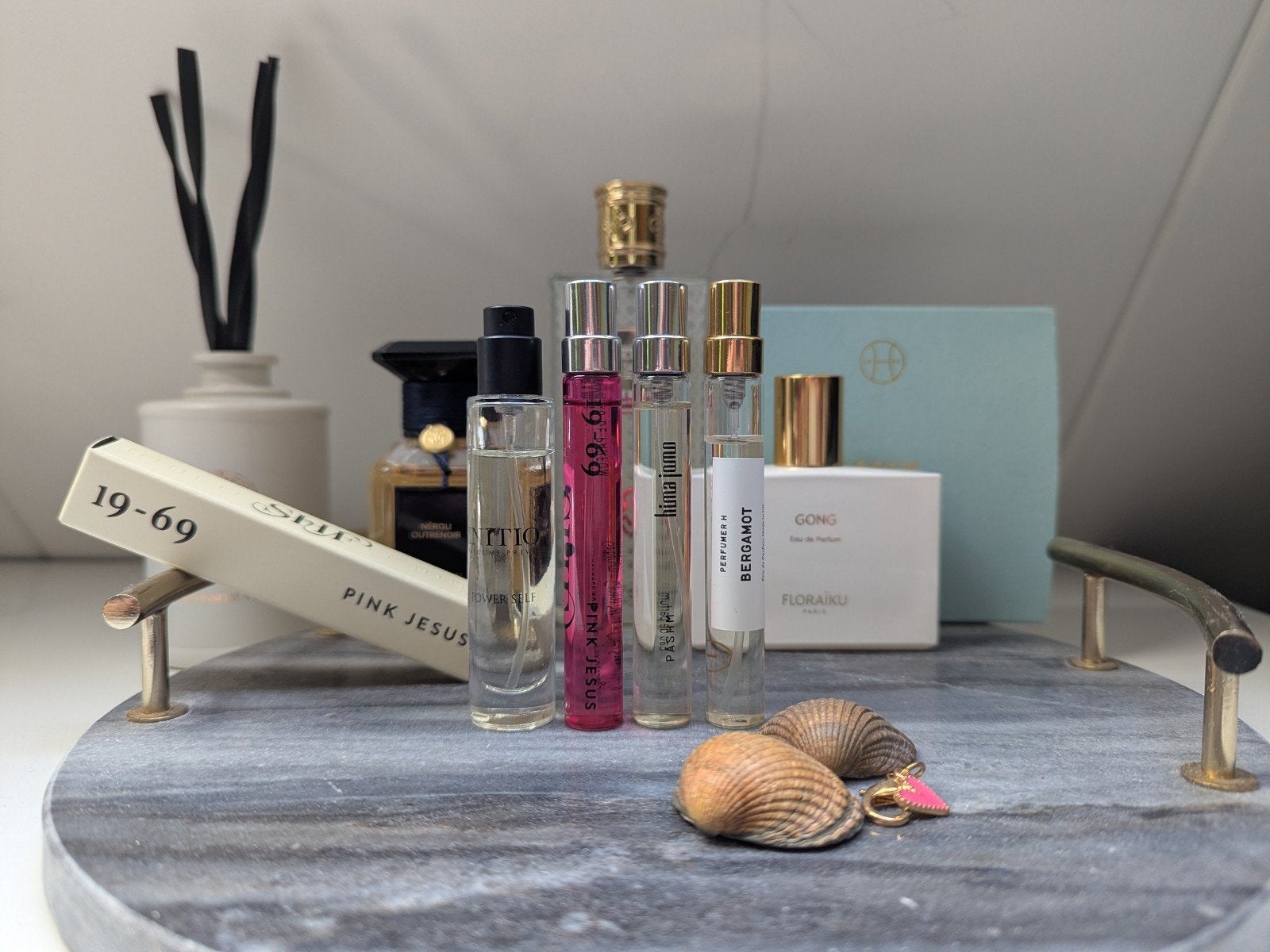 Initio, Hima jomo, 19-69 & Perfumer H travelsprays, Ophalen of Verzenden, Zo goed als nieuw
