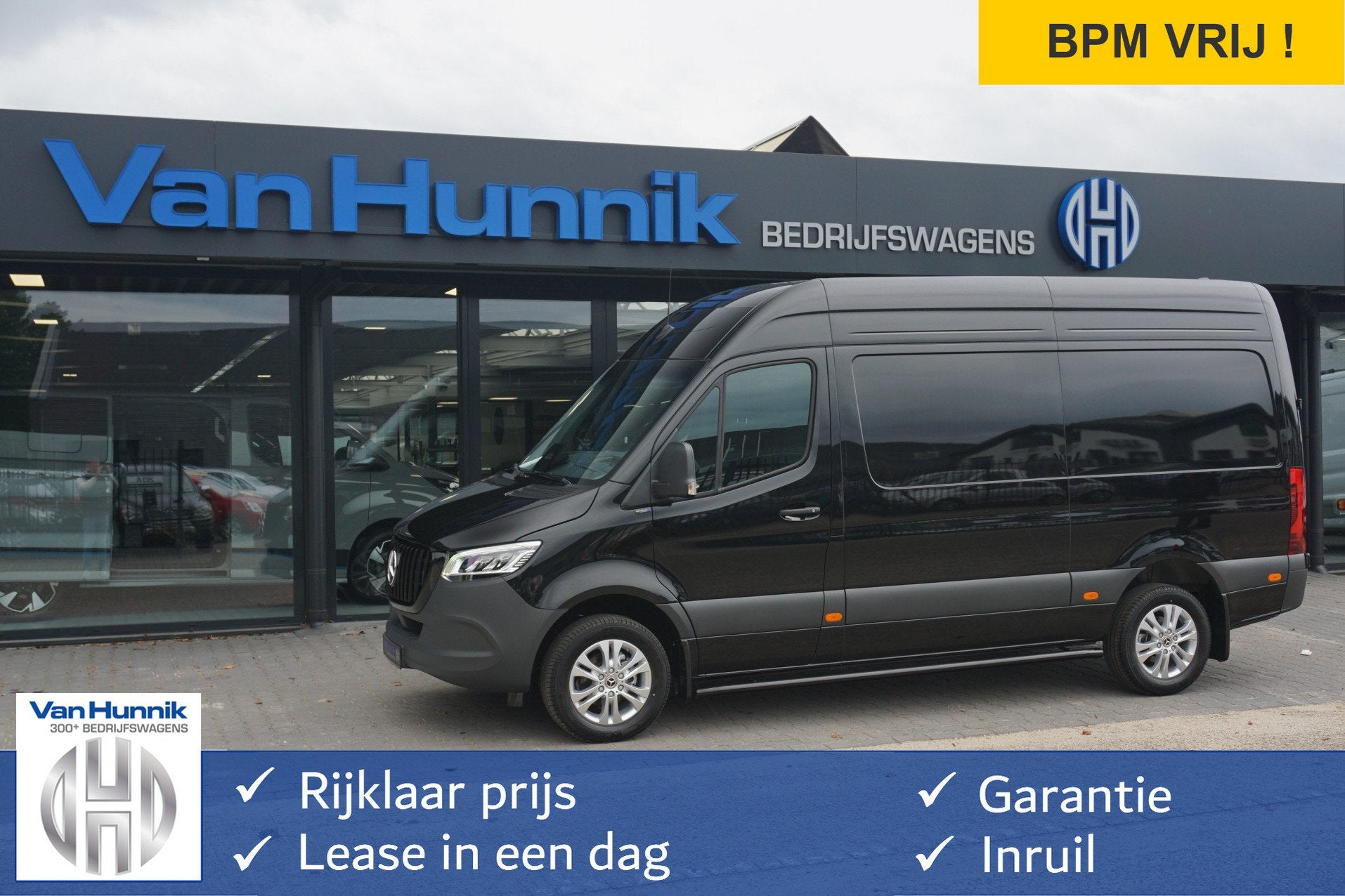 Mercedes-Benz Sprinter 317CDI Pro L2H2 BPM VRIJ! 10.25" Mbux, Auto's, Automaat, Achterwielaandrijving, Gebruikt, 4 cilinders
