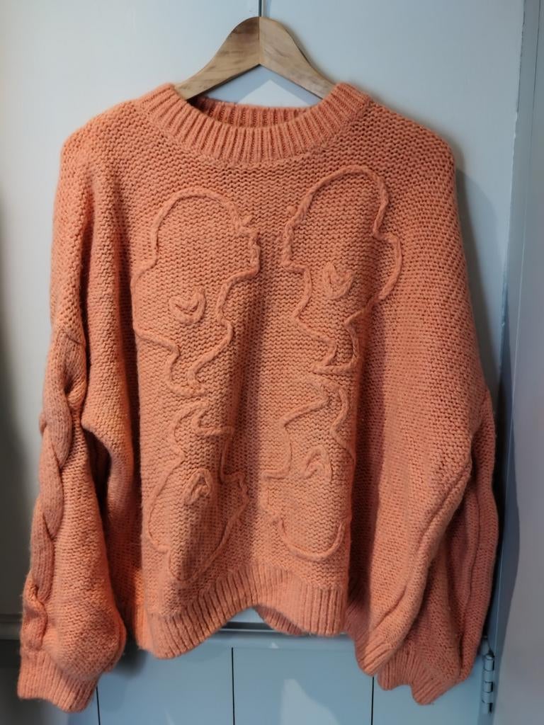 Reinders gebreide trui maat one., Maat 38/40 (M), Reinders, Oranje, Ophalen of Verzenden