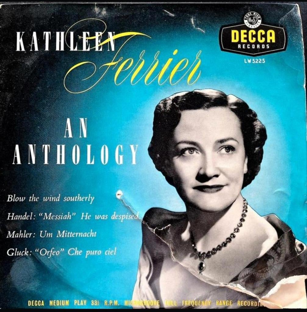 10"/LP  KATHLEEN FERRIER - An Anthology, Cd's en Dvd's, Vinyl | Klassiek, Gebruikt, Overige typen, Ophalen of Verzenden, 12 inch