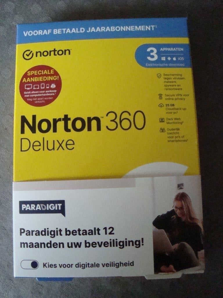 Norton 360 deluxe, Ophalen of Verzenden, Nieuw, Norton