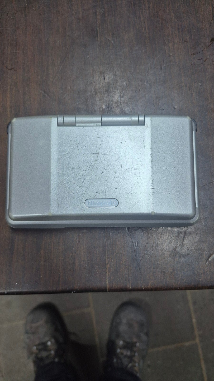Nintendo DS Phat - Zilver (Gebruikt), Ophalen of Verzenden, Gebruikt, Zilver, DS Original of Phat