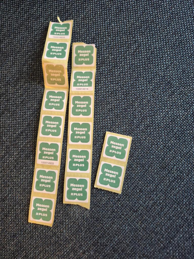 Plus Messen Zegels, Ophalen of Verzenden, Nieuw