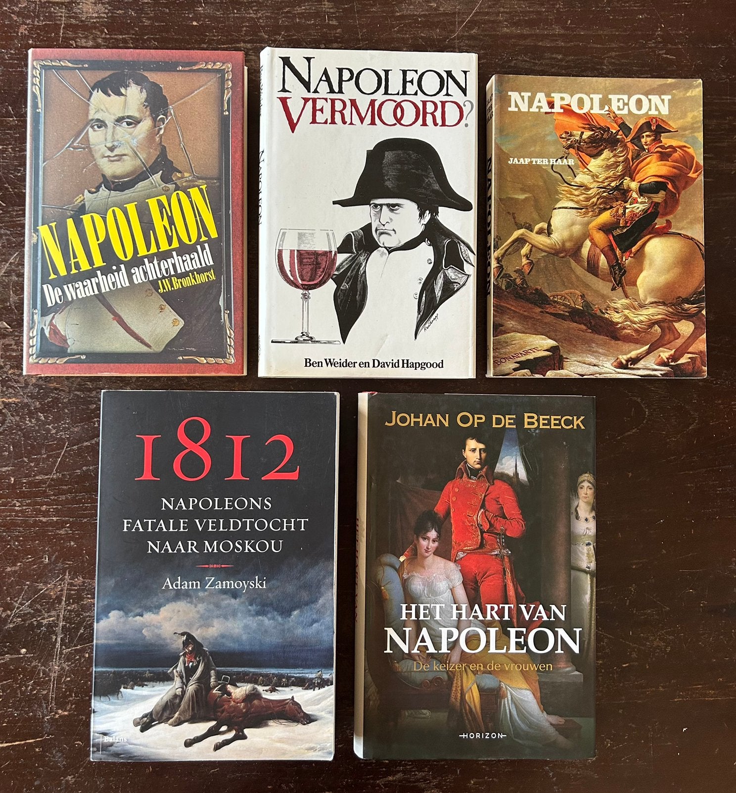 5x Napoleon voor €25,-, Europa, Ophalen of Verzenden, Zo goed als nieuw, Johan Op de Beeck