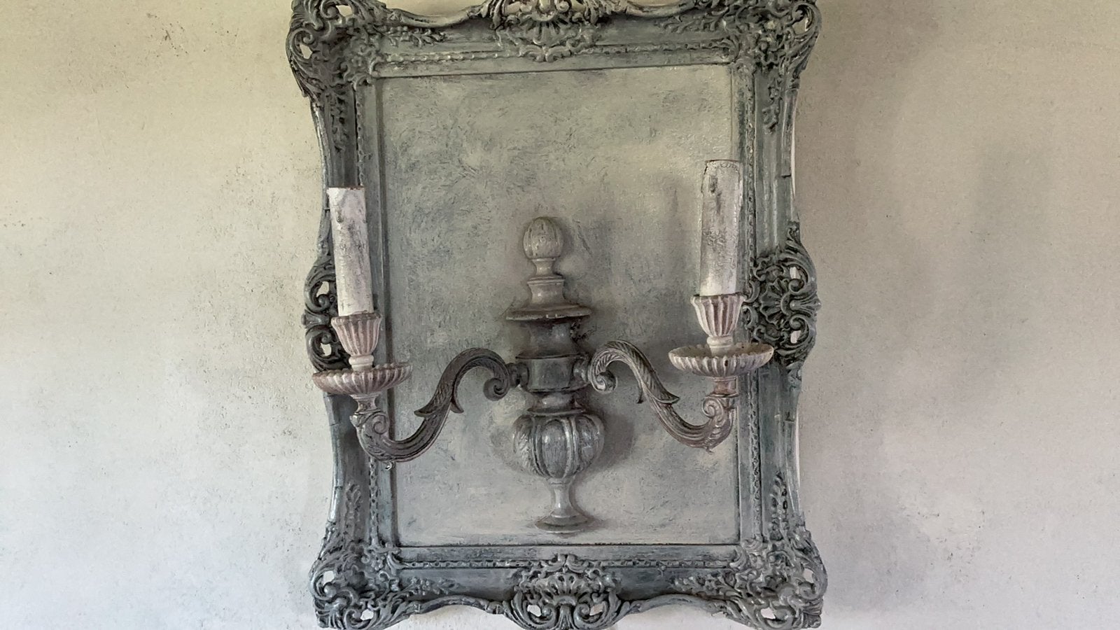 Leuke decoratieve wandlamp, mag voor weinig weg, Ophalen, Zo goed als nieuw
