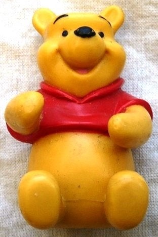 Figuur PVC Winnie The Pooh Winnie de Poeh, Disney, 1990s., Ophalen of Verzenden, Winnie de Poeh of vrienden, Gebruikt, Beeldje of Figuurtje