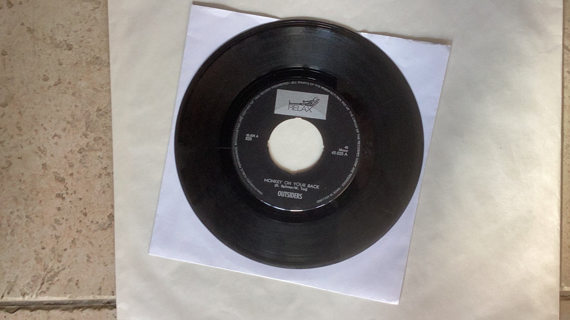 Single Outsiders, Ophalen of Verzenden, Gebruikt, 7 inch, Pop