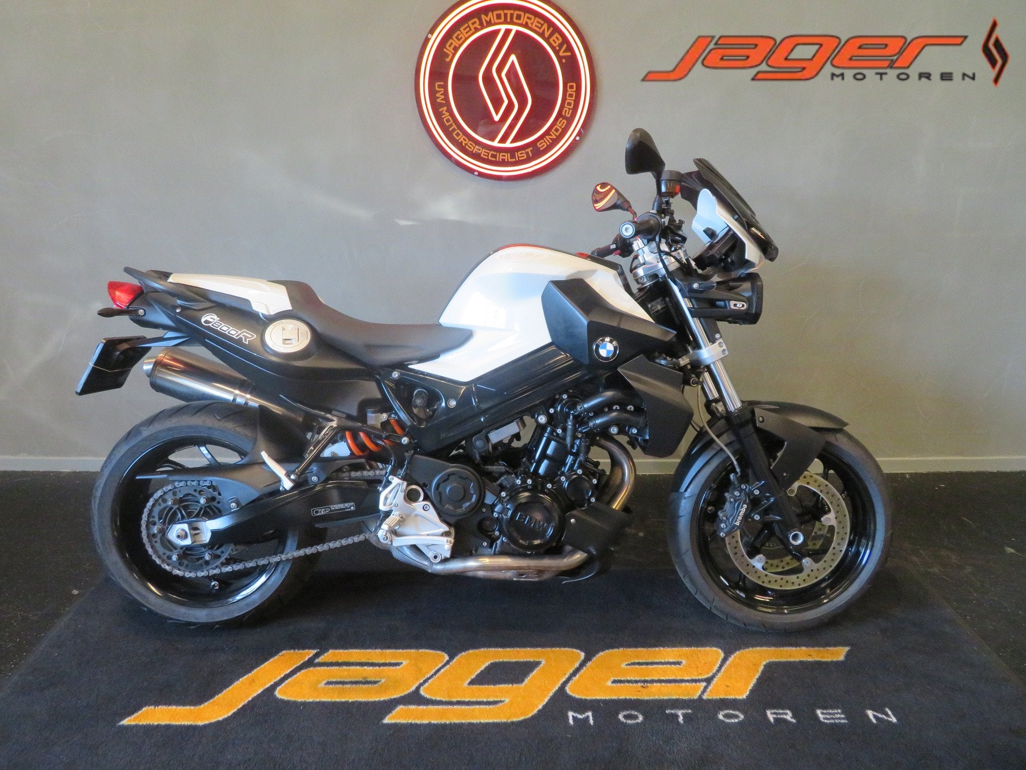 BMW F 800 R WHITE EDITION NIEUWSTAAT! (bj 2011), Motoren, Motoren | BMW, Bedrijf, Naked bike