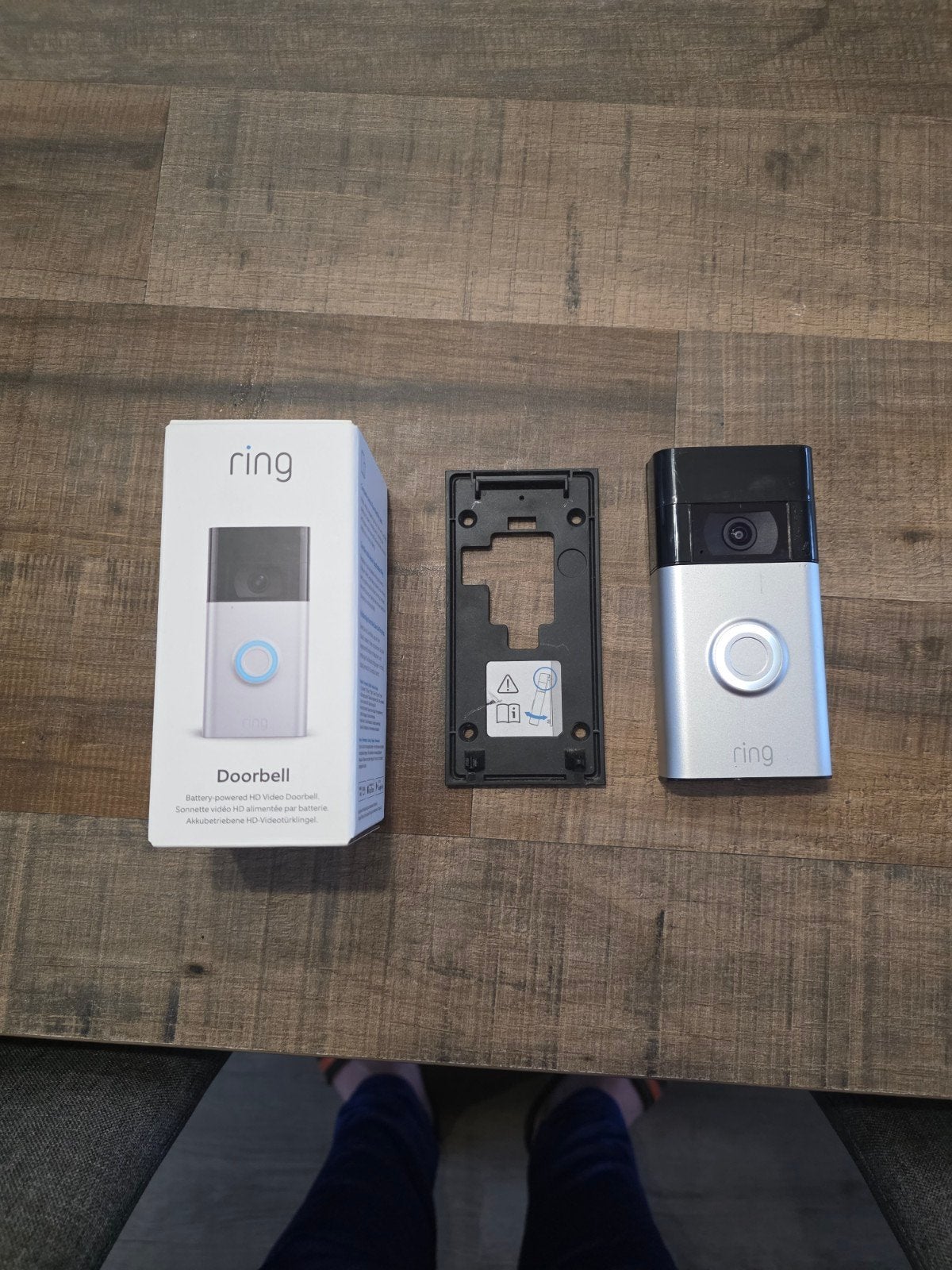 Ring Video Deurbel (Battery-powered HD), Ophalen, Beweging, Detector, Sensor of Melder, Zo goed als nieuw