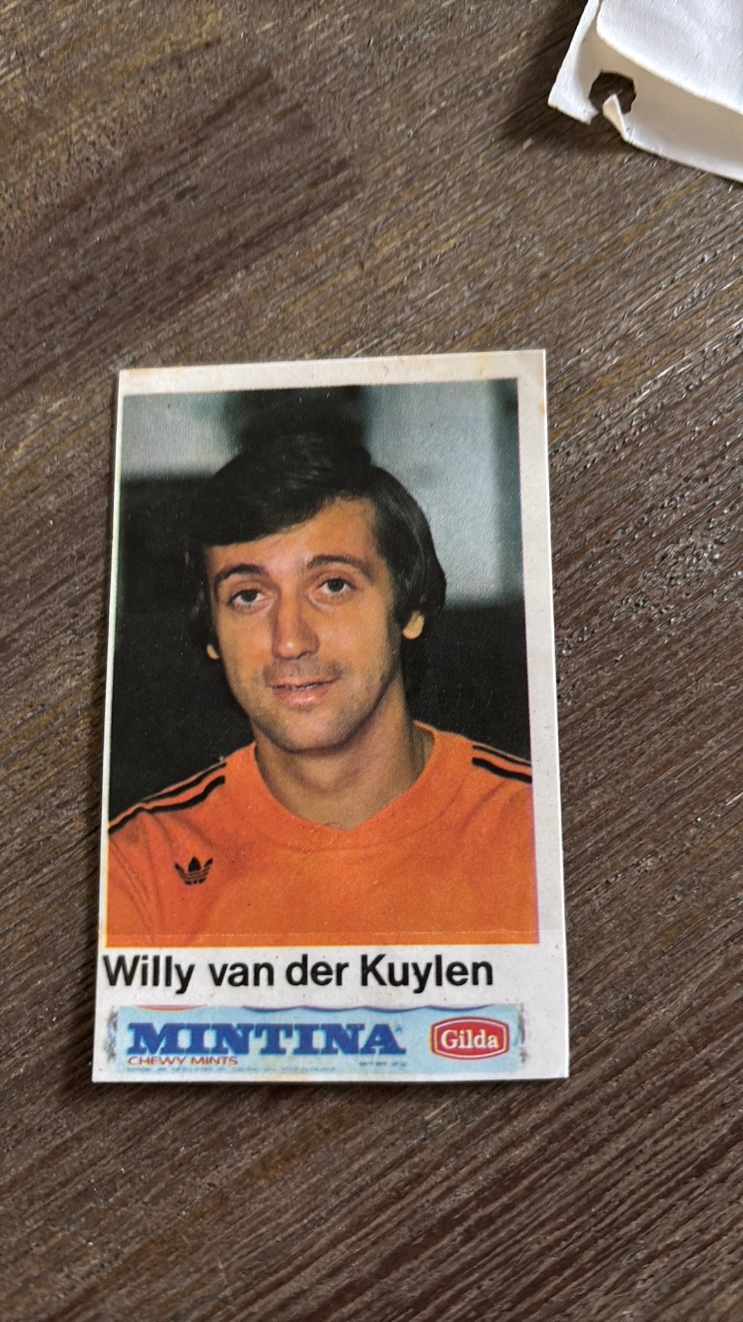 Willy van der Kuylen wk 1978, Ophalen of Verzenden, Zo goed als nieuw, Sticker