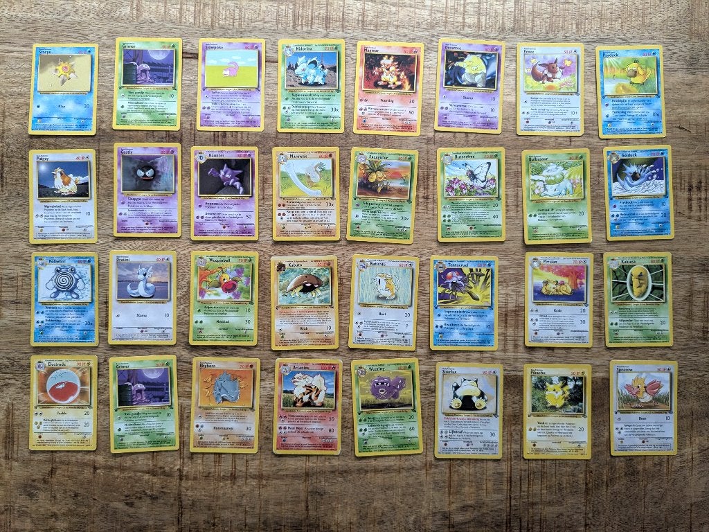 Pokémon kaarten (Vintage) Verzameling bulk [Nederlands], Ophalen of Verzenden, Zo goed als nieuw, Meerdere kaarten, Foil