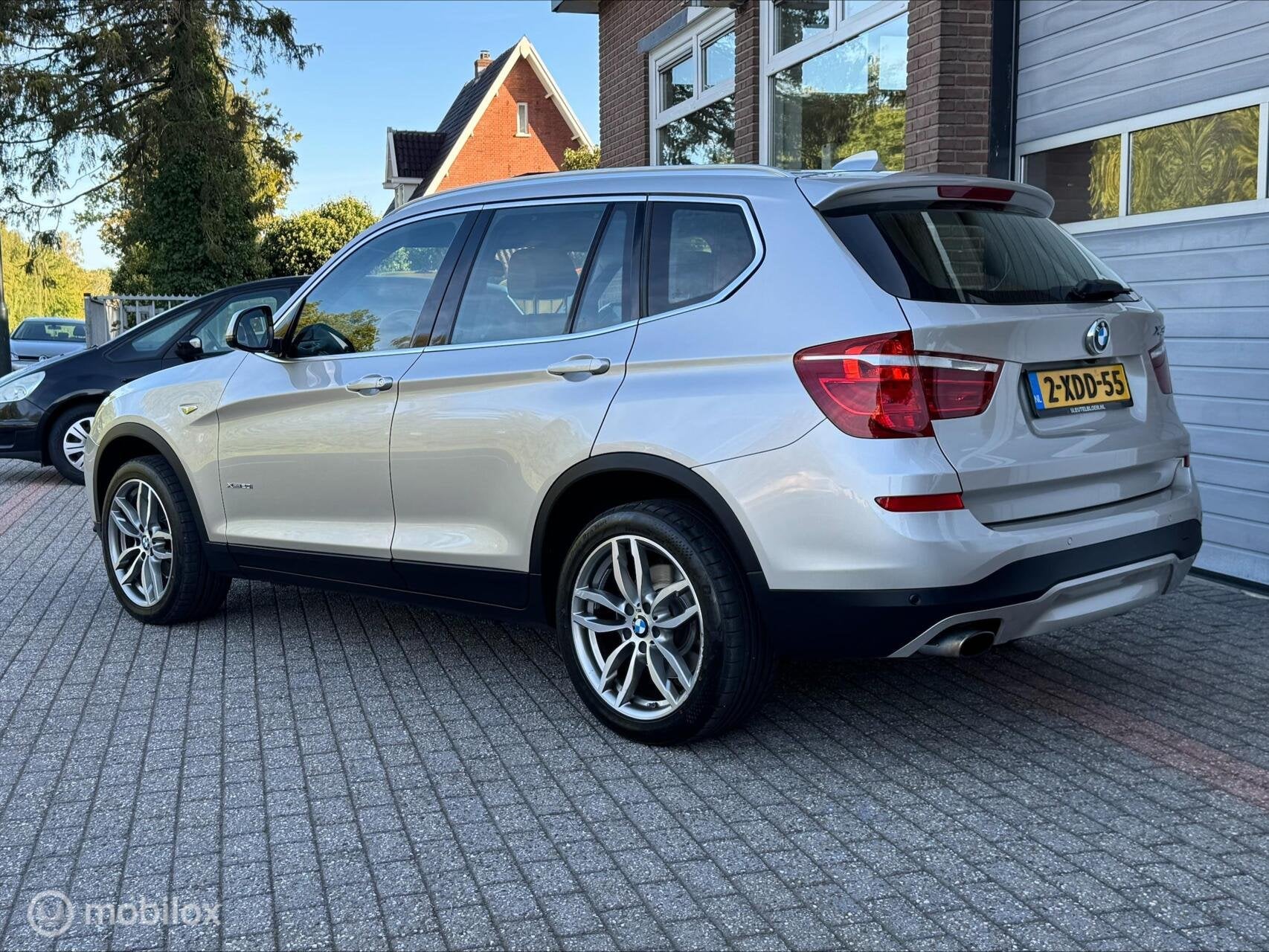 BMW X3 xDrive20i HIGH EXE LEDER/PANO/ECC-AIRCO/CRUISE, Auto's, Automaat, Gebruikt, Euro 6, 4 cilinders