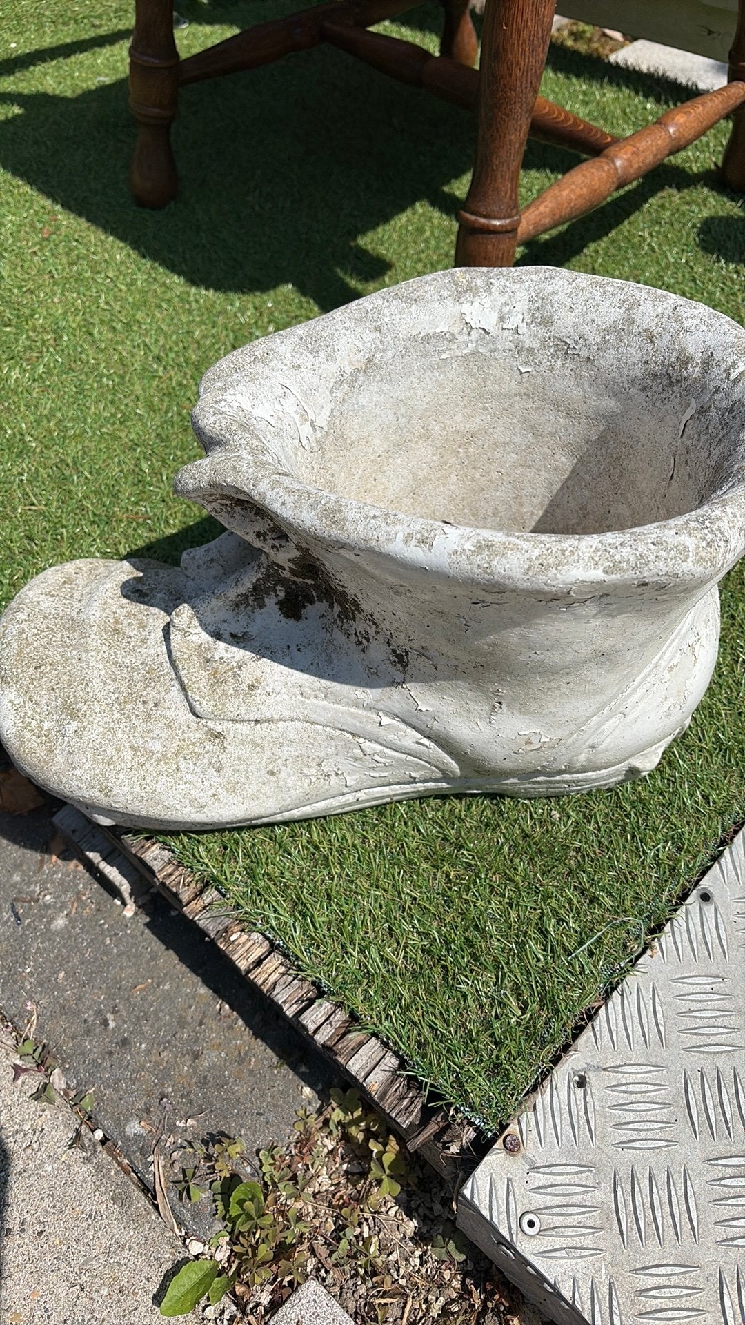 Betonnen laars, Tuin en Terras, Ophalen, Gebruikt