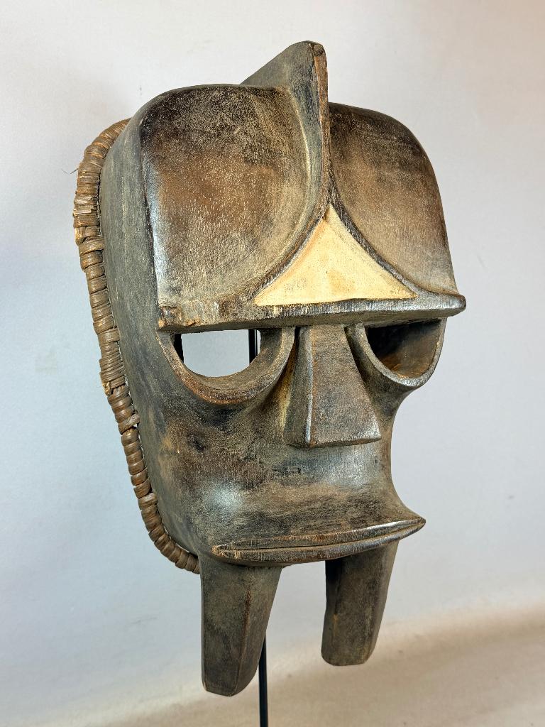 260358 - African Kwele Ngontang mask - Gabon, Ophalen of Verzenden