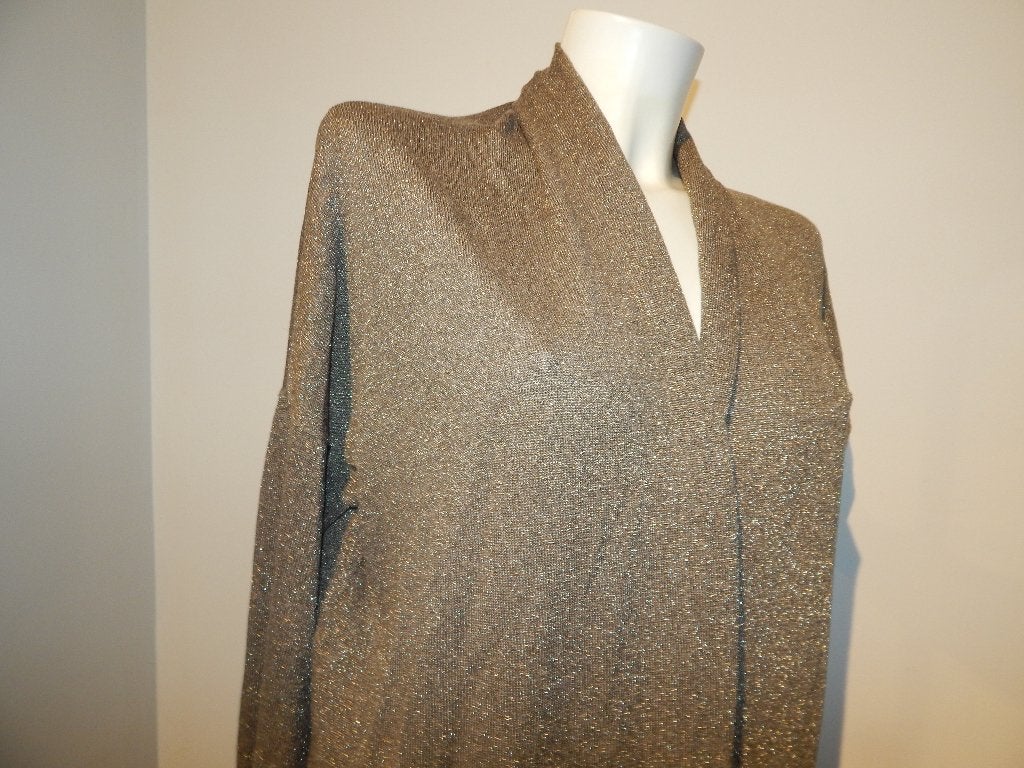 Pauw Amsterdam gebreid vest gouden glitter baggy model, Overige kleuren, Verzenden, Pauw, Zo goed als nieuw
