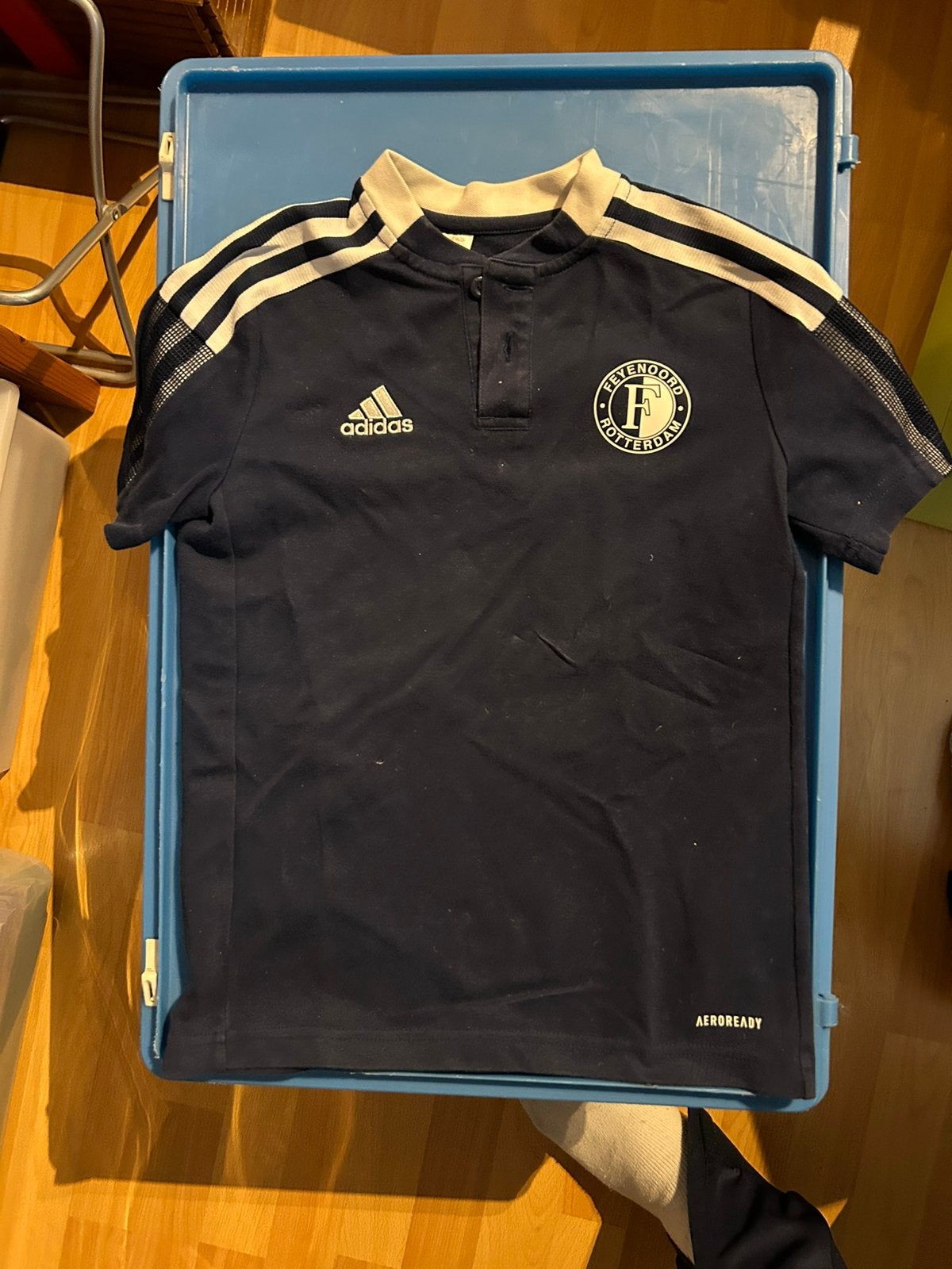 Polo Feyenoord, maat 8 / 9 jaar, Maat XS of kleiner, Ophalen of Verzenden, Zo goed als nieuw, Shirt