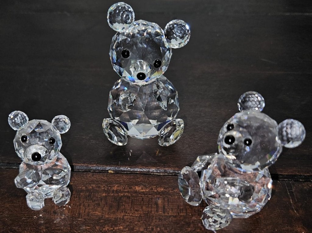 Swarovski beer - Klein, Middel, Groot 3x, Ophalen of Verzenden, Zo goed als nieuw, Figuurtje