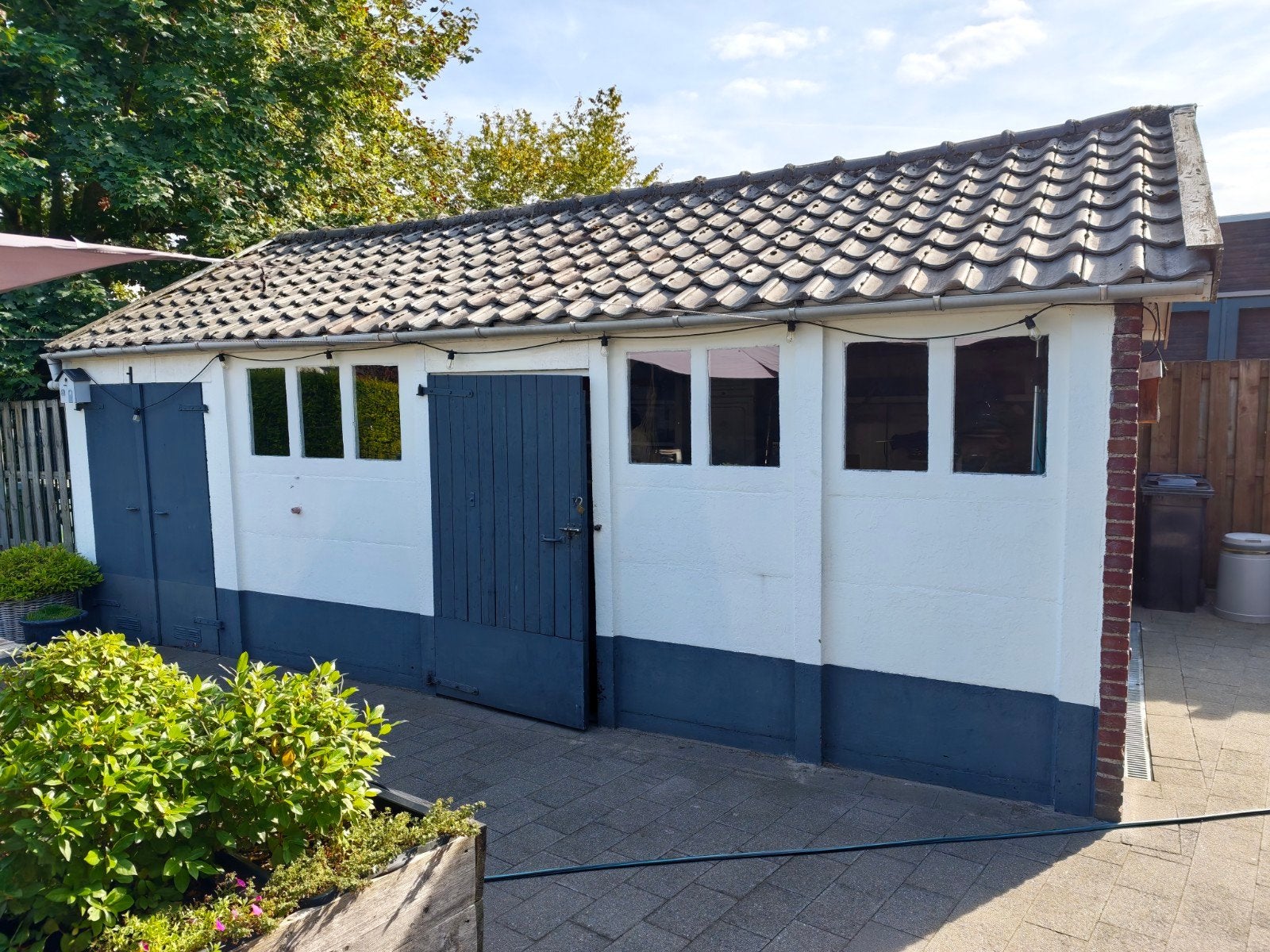 Betonplaten garage, Tuin en Terras, Ophalen, Gebruikt, Overige typen