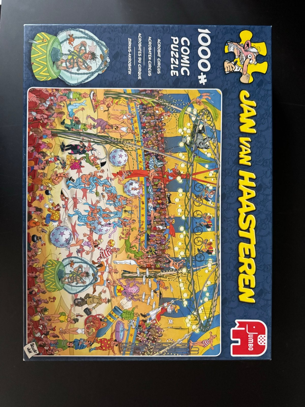 Jan van Haasteren - Acrobat Circus 1000 stukjes, Ophalen of Verzenden, 500 t/m 1500 stukjes, Zo goed als nieuw, Legpuzzel