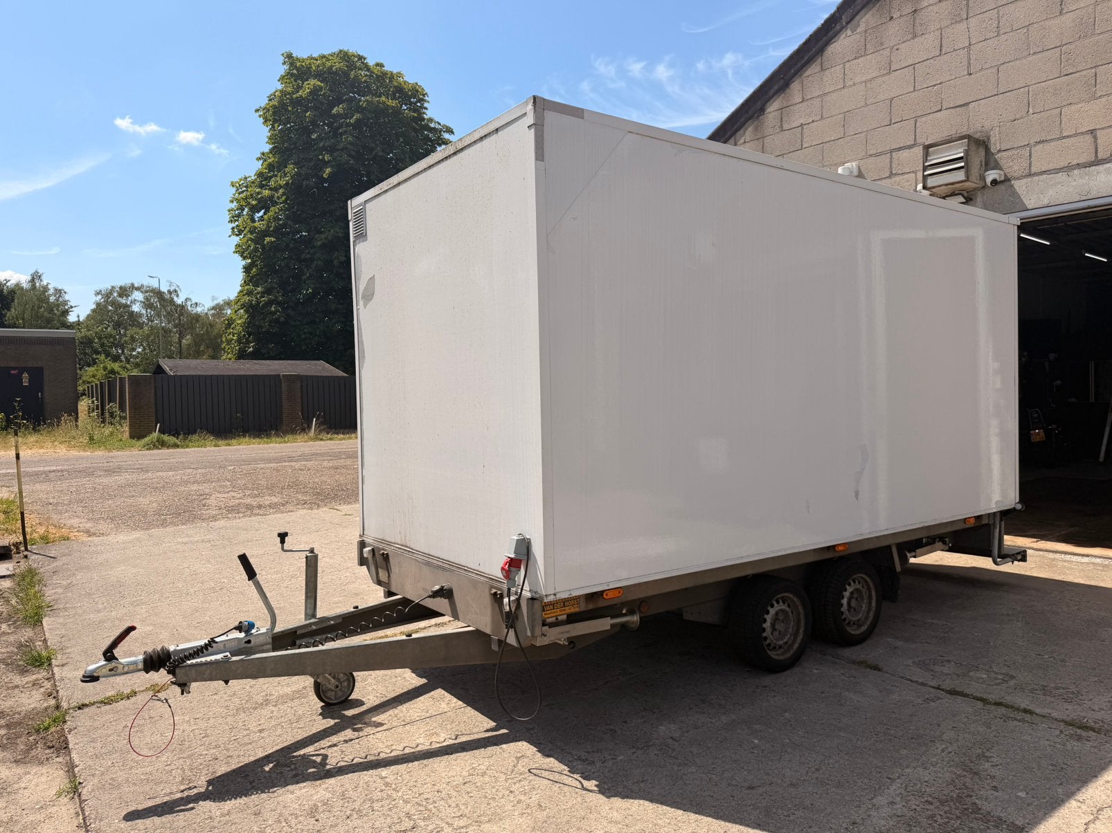 Henra gesloten aanhanger / dichte aanhanger/ bakwagen, Auto diversen, Aanhangers en Bagagewagens, Ophalen, Gebruikt