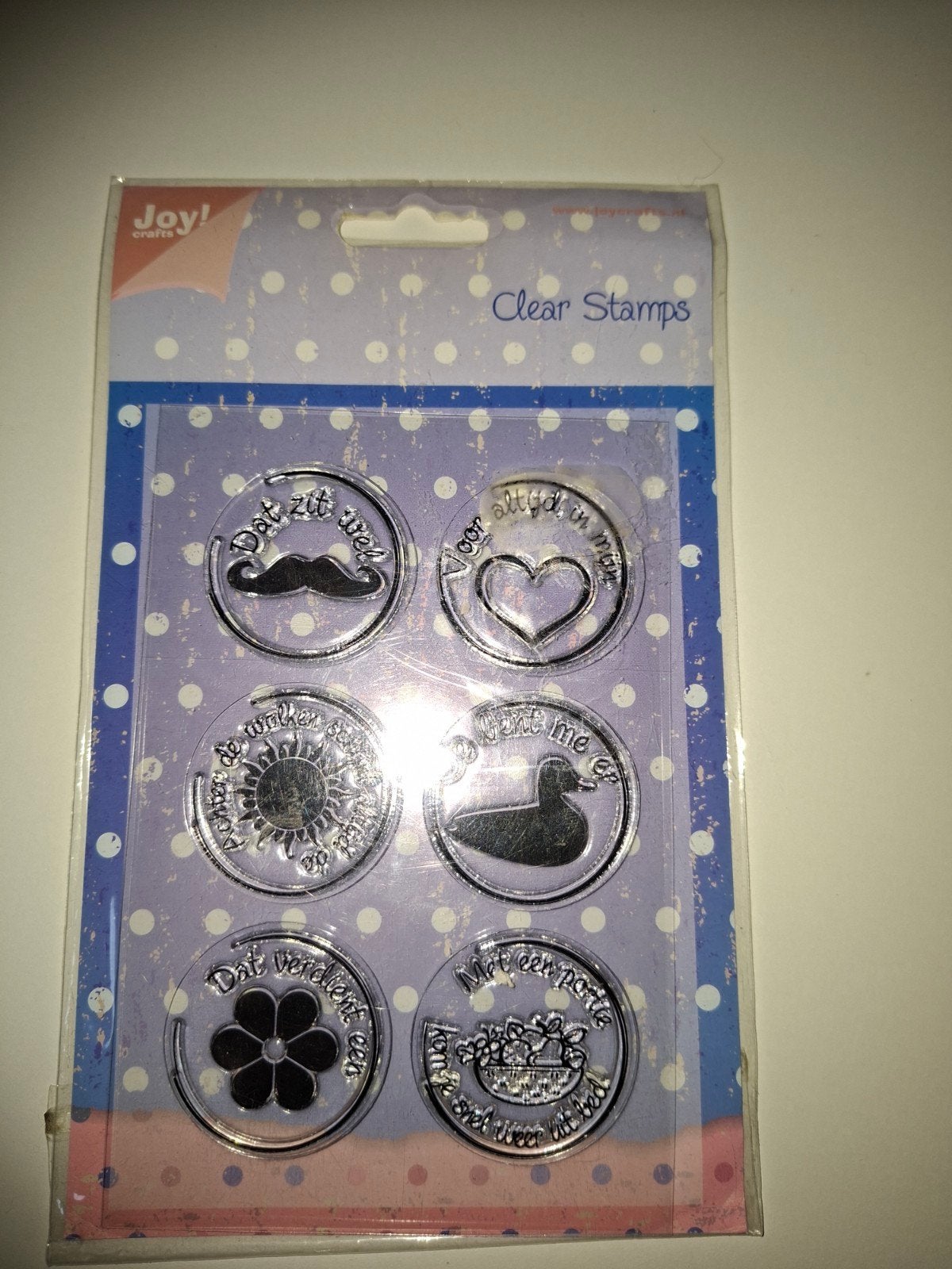 Joy! Crafts Clear Stamps - Diverse Teksten en Afbeeldingen, Ophalen of Verzenden, Nieuw, Clearstamp