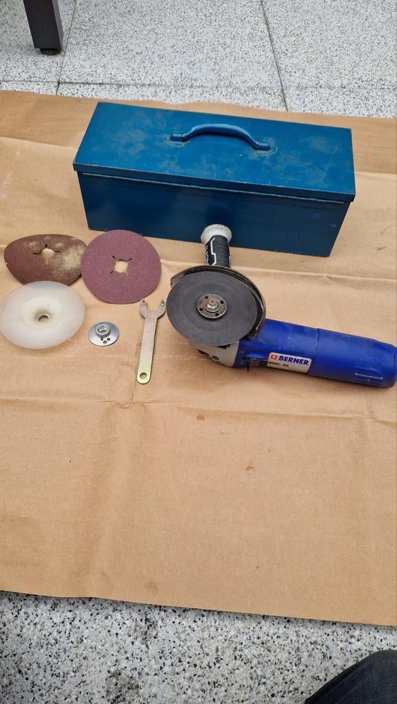 Berner slijptol, Ophalen of Verzenden, 1000 watt of meer, Haakse handslijpmachine