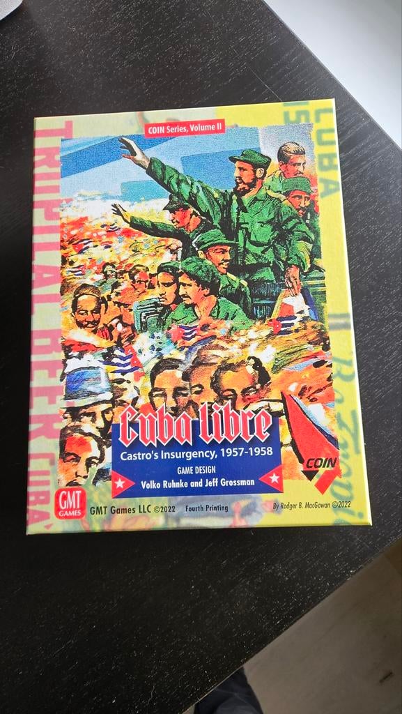 Cuba Libre 4th Printing, Hobby en Vrije tijd, Gezelschapsspellen | Bordspellen, Ophalen of Verzenden, Zo goed als nieuw